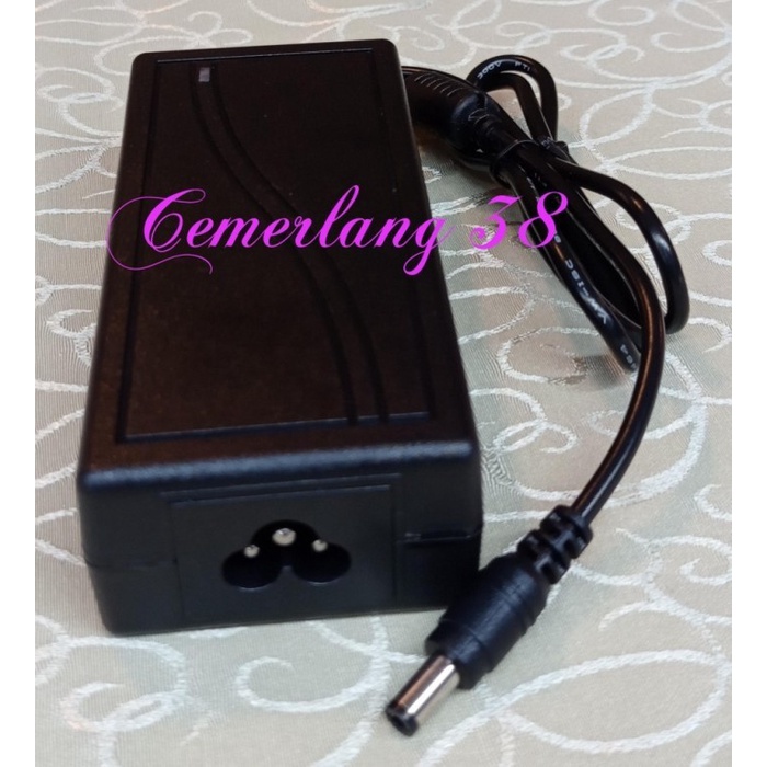 Adaptor 5A 12V + Kabel Power adaptor cctv adaptor dvr 12 V 5A - 115 cm