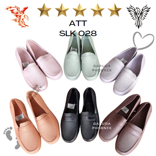 Sepatu Slip On Wanita ATT SLK 028 Lentur Anti Air Trendy 37-40