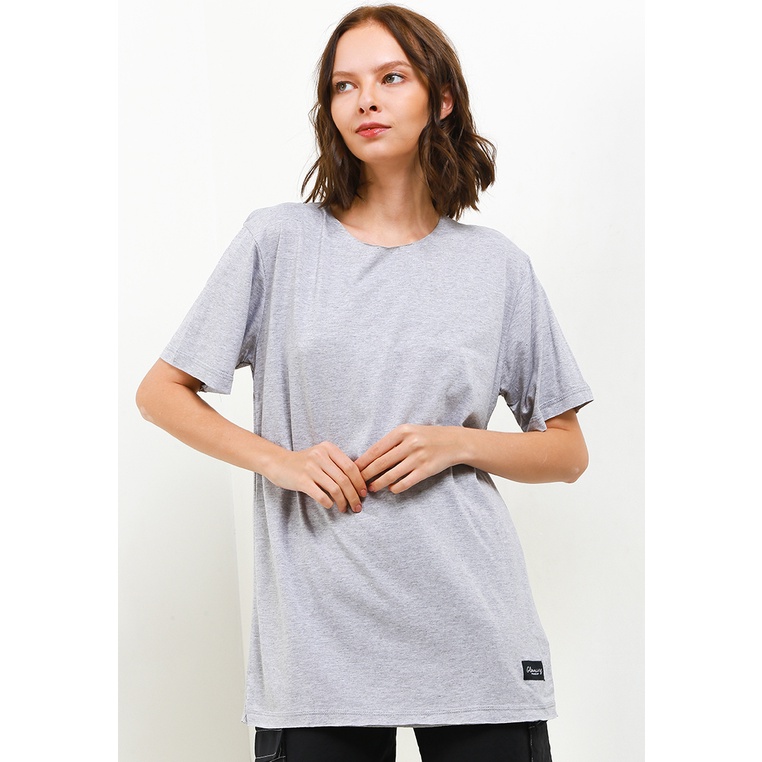 Gloaming Kaos Polos Unfinish Original Raw Abu Misty Original Cotton Combed 30S