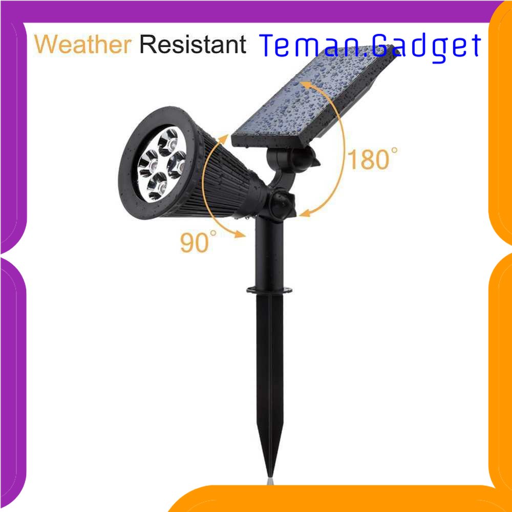 TG - LMP Lampu Taman Hias Tancap Solar Power Waterproof Cool White 4 LED F10 2W