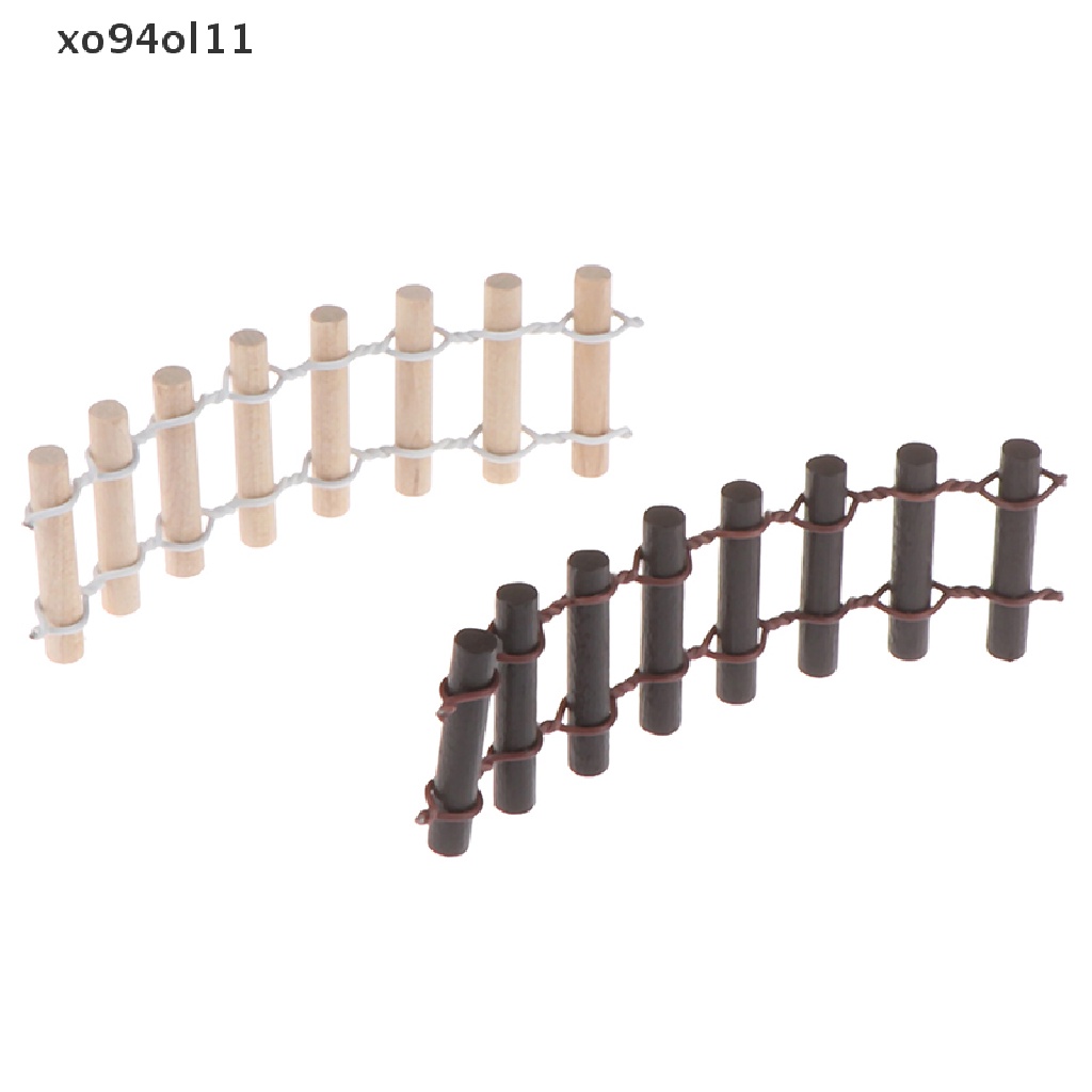 Xo 2Pcs 10 * 3cm Mini Pembatas Pagar Kecil Kerajinan Miniatur Dekorasi Taman OL