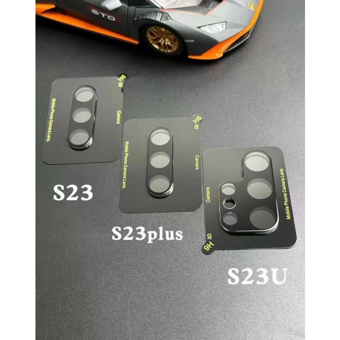 FULL FRAME 9H Samsung S23/S23+/S23 Ultra/A14/A34/A54 Pelindung Camera