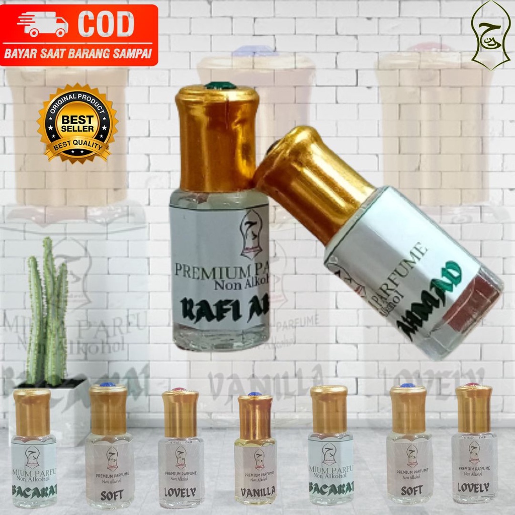 Parfum premium 6 ml,3ml dan 12 ml minyak wangin non alkohol MURAH