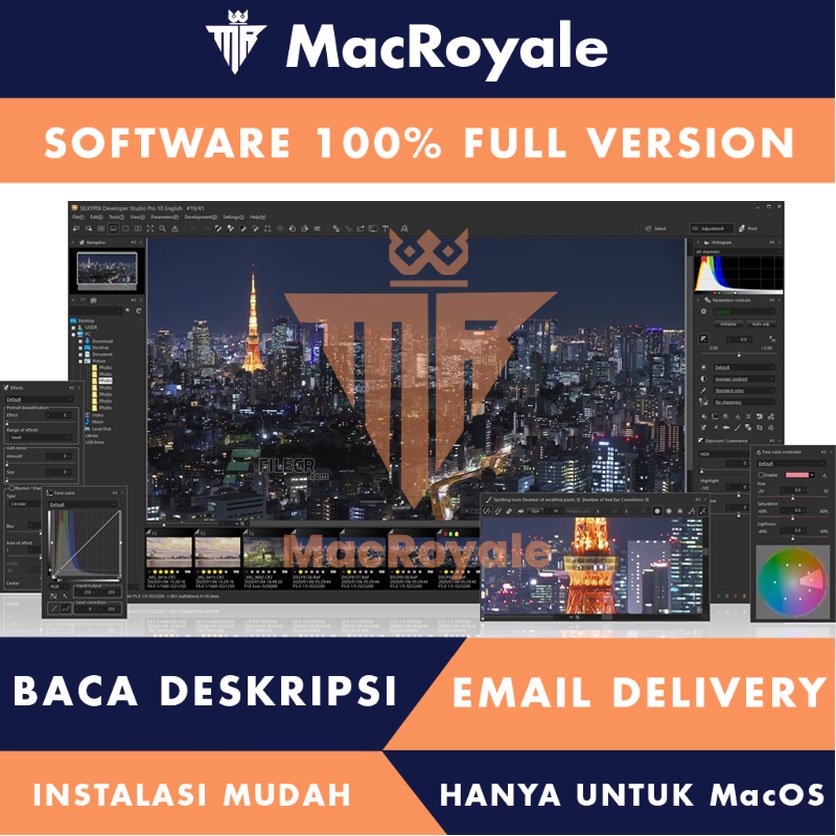 [MacOS] SILKYPIX Developer Studio Pro 11 for FUJIFILM Full Version Lifetime Full Garansi