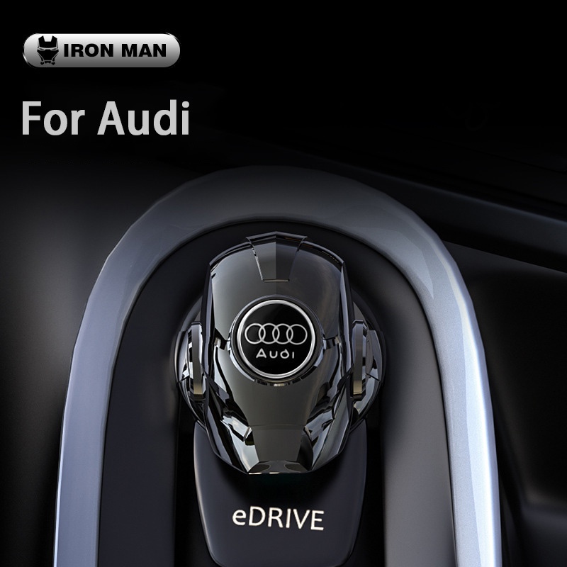 Audi Sline Car Press Start Button Cover Penutup Tombol Start Stop Mesin Dekorasi Press Start Cover One Key Start Iron Man Aksesoris Styling Mobil