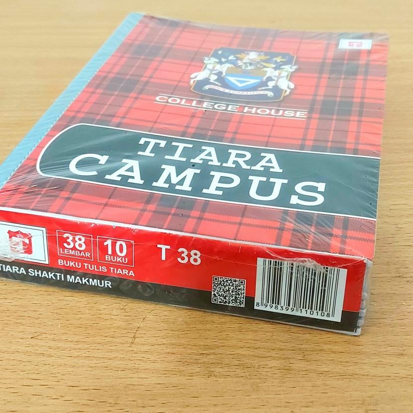 

Serba Ada Buku Tulis TIARA CAMPUS 38 Lembar 1 pack Dapat 10 BUKU