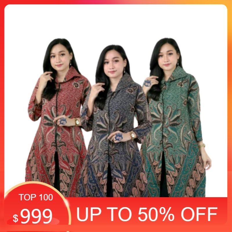 BATIK DJ | TUNIK BATIK MOTIF SERAGAM BATIK DIANPUTRI BAJU BATIK WANITA 24/08