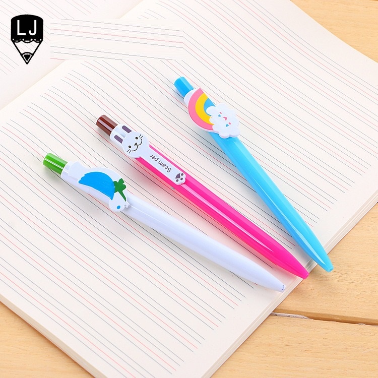 6pcs Pena Pulpen Pen Set Cetek Cetekan Tinta Biru GM-ST0289