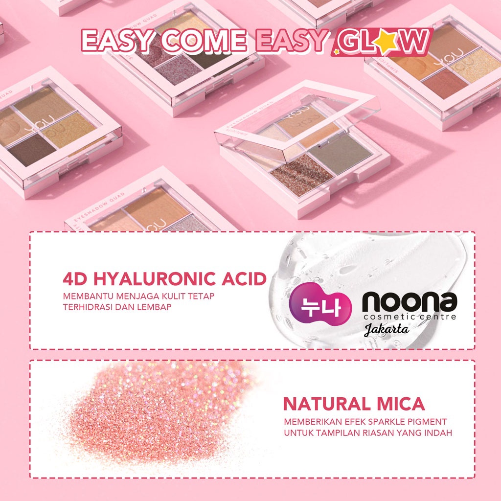 YOU THE SIMPLICITY EYESHADOW QUAD -NJ