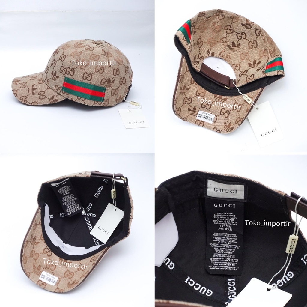 Topi Gucci Baseball Pria Import Mirror Original Premium High Quality