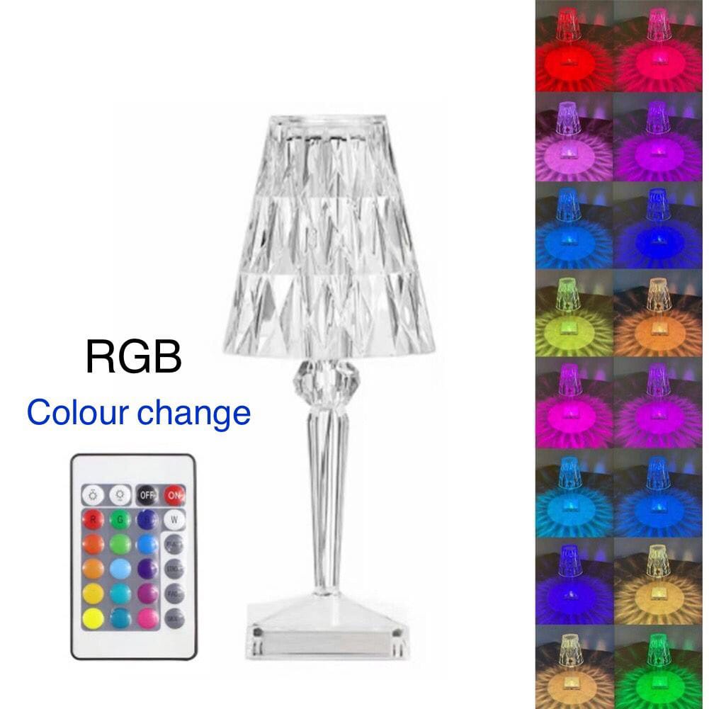 ♫ Megata ♫ RS-14 Lampu Hias Crystal Model Sunshine Lampu Meja Kristal Dekorasi Rumah