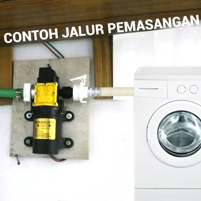 Pump Pompa Booster Pendorong Air Mesin Cuci Otomatis Pompa Tekanan Tinggi
