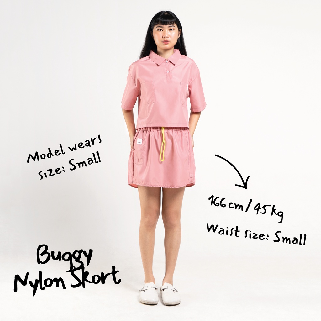 RB1 Taka Craft - Buggy Nylon Skort Luxe Dusty Pink