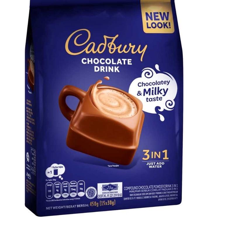 

◄ Cadbury Hot Chocolate Drink 3 in 1 Regular 450g, minuman coklat premium ☋