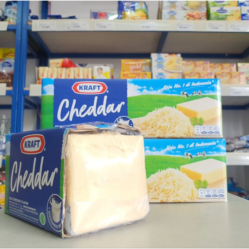 Keju Kraft Cheddar 1Kg / Keju Kraft 1Kg / Keju Parut Kraft Cheddar 1Kg