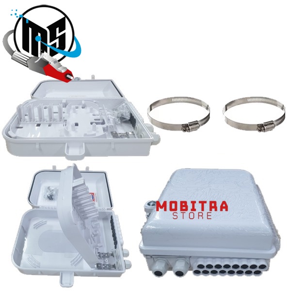 ODP 8/16 Core SC Tube Splitter | Box FO 16C Single Lock Buka Kanan