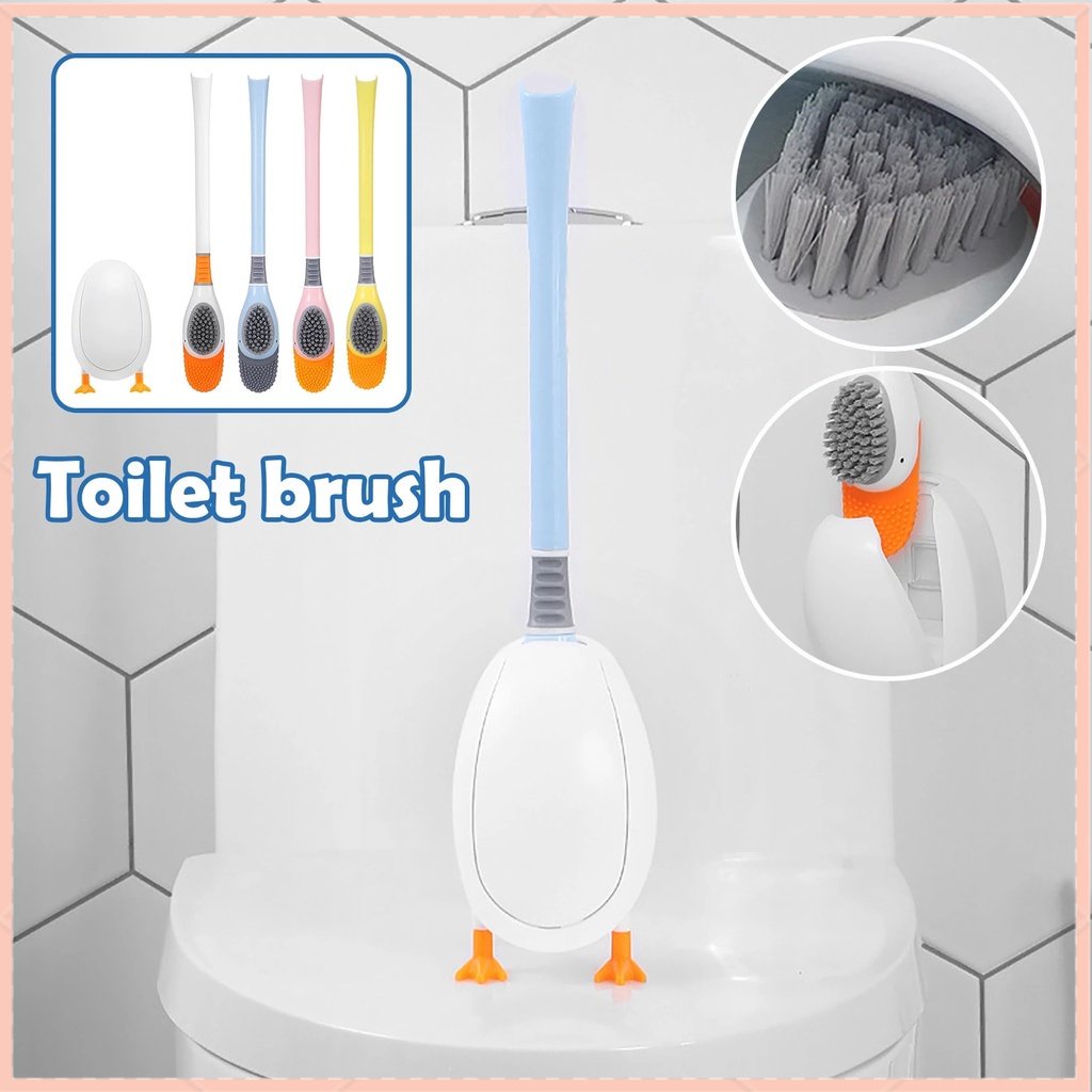 Silicone Toilet Brush/ Duck-Type Toilet Brush WC/Silicone Toilet Brush/Sikat Pembersih