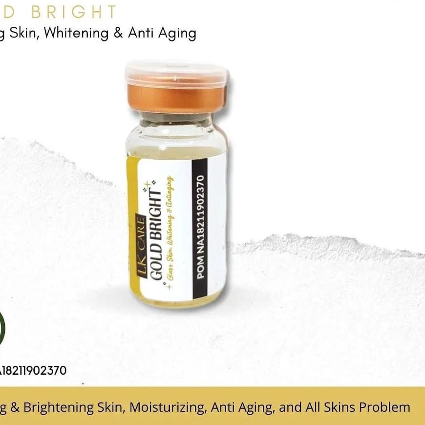 ➢ Glowing Serum Whitening  Brightening Skin Care Facial Beauty New Face Gold Bright  LK Care ✈