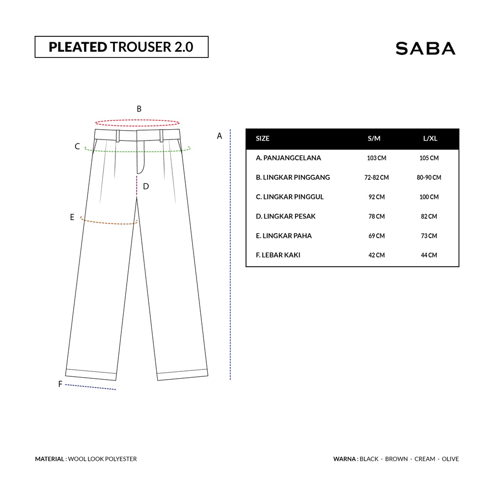 Saba Pleated Trousers 2.0