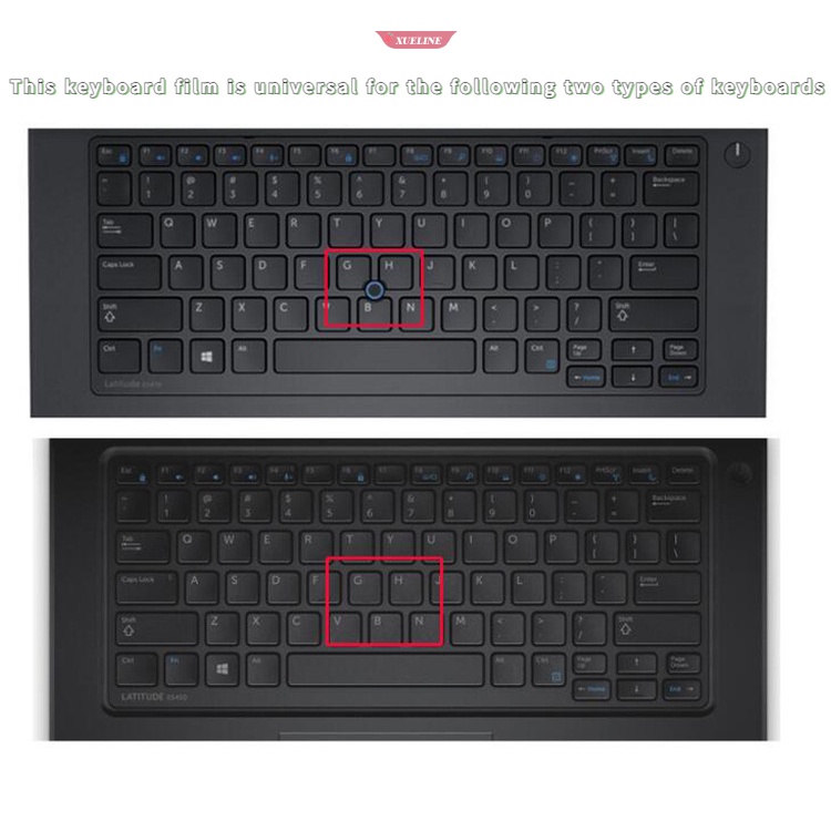 Casing Keyboard Laptop 14-inch Tahan Air Shell Silikon Baru Cocok Untuk Lintang Dell 5450 3340 7480 7490 5490 5491 E5450 E5470 E7450 E7490 E5490 [ZXL]