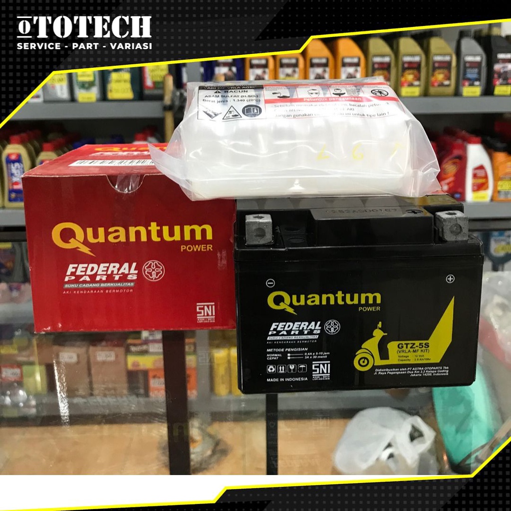 AKI QUANTUM FEDERAL GTZ5S FP-GTZ-5SKIT-B