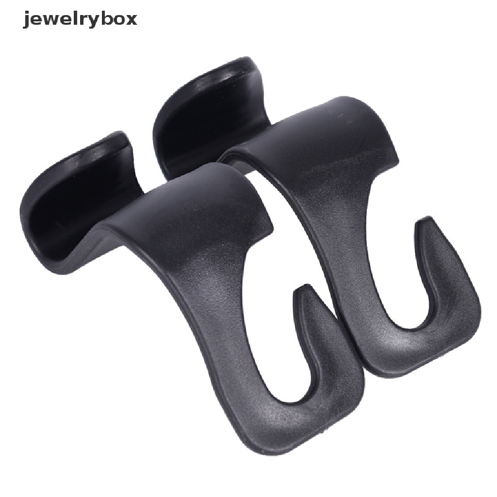 [jewelrybox] 2pcs Pengait Penyimpanan Gantungan Headrest Kursi Belakang Mobil Universal Untuk Tas Handbag Butik