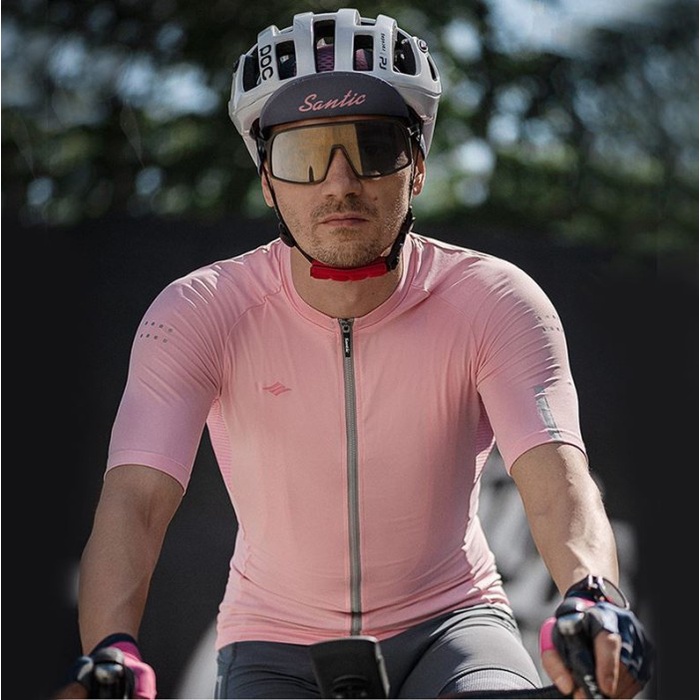 Santic Azuni Men Cycling Jersey Aero Body Fit WM0C02156