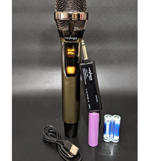 ♠ Jual / Mic wireless single advance 102 / Mic Profesional Wireless Premium ۝