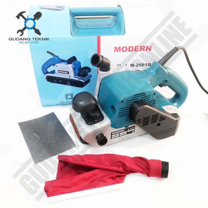 Mesin Amplas Tank Belt Sander 1200 Watt M2561B MODERN / Mesin Amplas Sabuk Amplas Tank Finishing Sander 1200W M 2561B MODERN