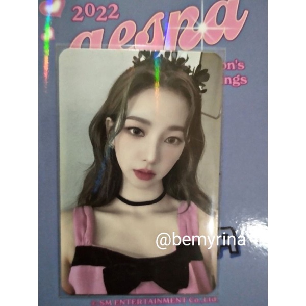 PC Karina Hottracks photocard aespa POB