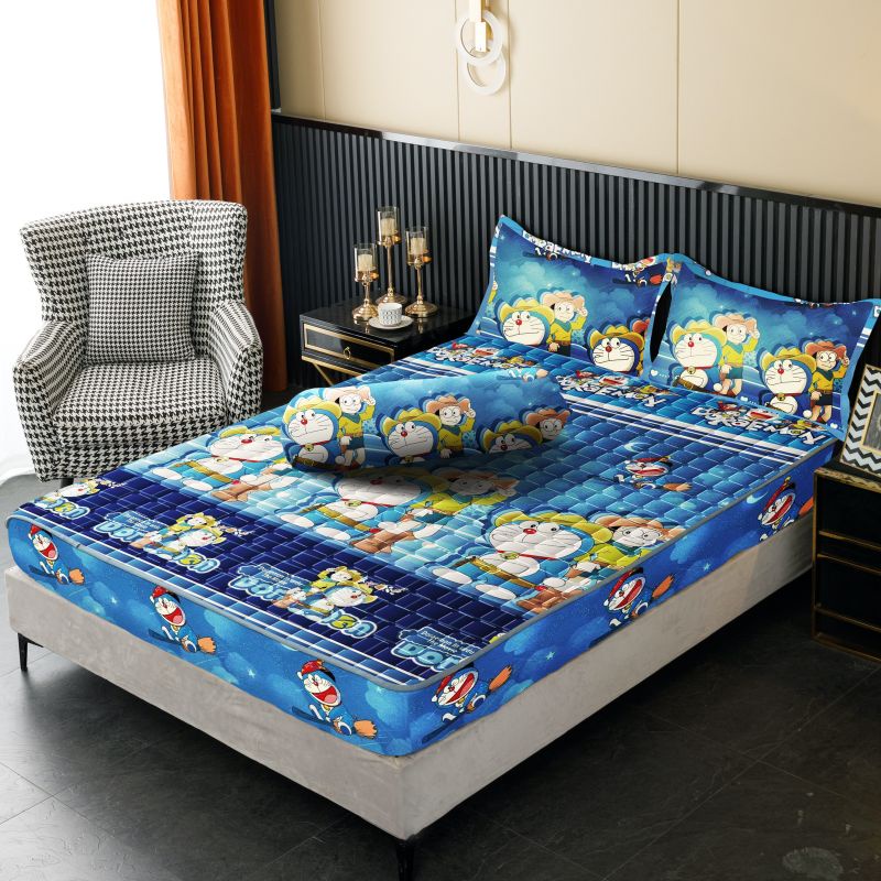 Sprei Sultan Waterproof Ukuran180x200&amp;160x200cm plus 2 sarung bantal dan sarung guling