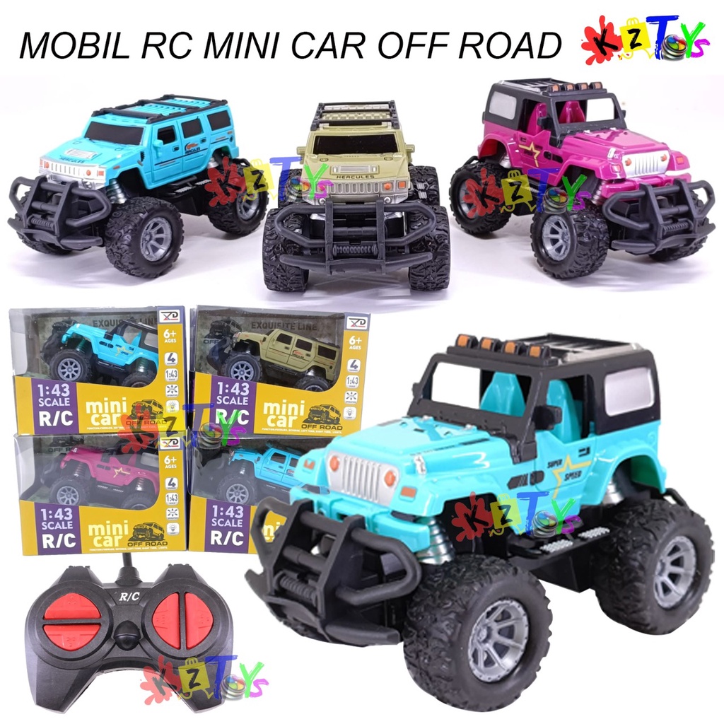 MAINAN MOBIL REMOTE CONTROL - RC JEEP ROCK CRAWLER