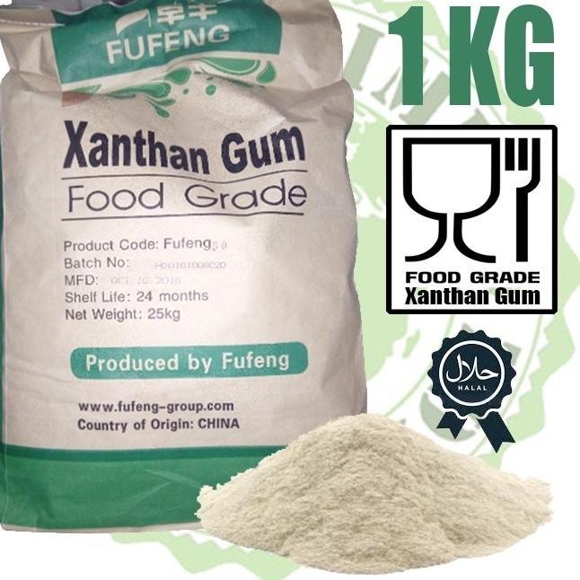 

➴ XANTHAN GUM Food Grade (Xanthan Gum,Xantan Gum,Xantham) 1kg ✻