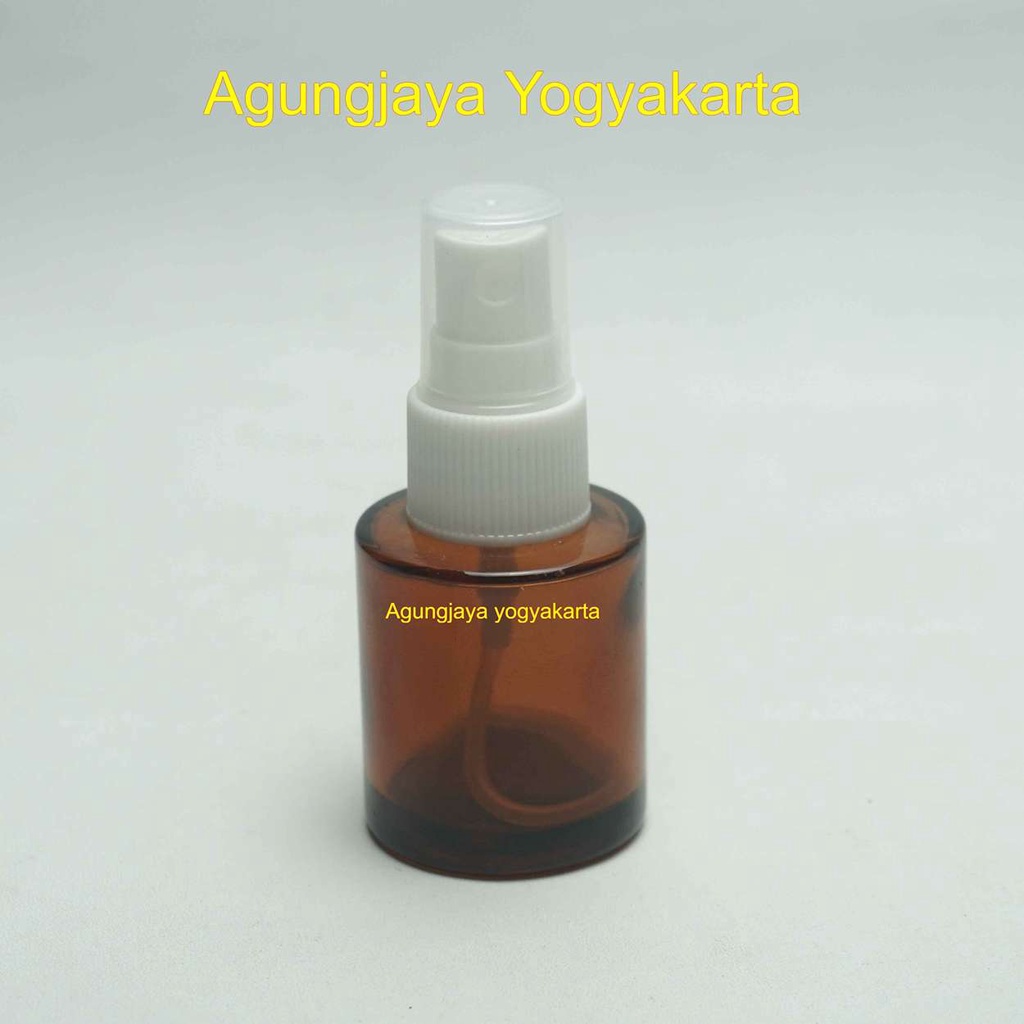 Serum 20 ml RF Amber Original Spray / Botol Kaca 20 ml / Botol Kosmetik / Serum Kaca Spray