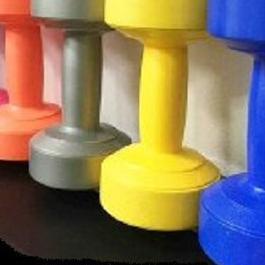 Bisa COD dumble / barbel plastik / dumbell 3kg win star warna murah murah