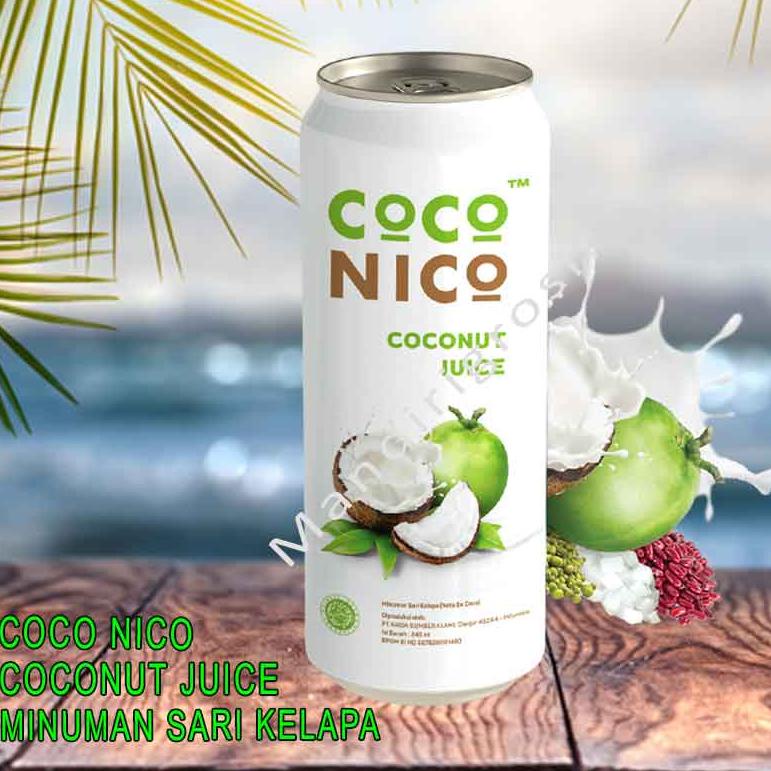 

Ready Stok.. Coconut Juice *Coco Nico * Minuman Sari Kelapa * Nata De Coco 245ml 49