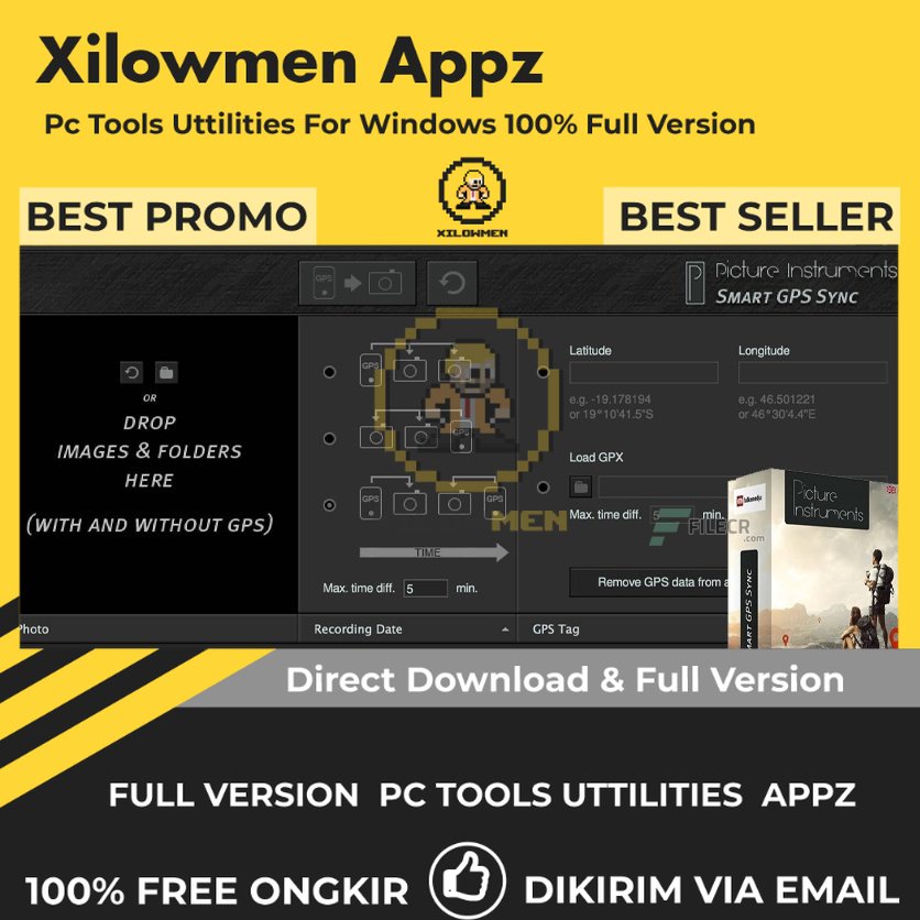 [Full Version] Picture Instruments Smart GPS Sync Pro PC Tools Software Utilities Lifetime Win OS
