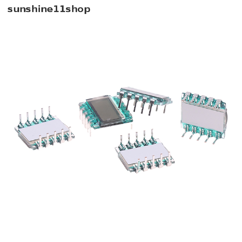 Sho 10PIN TN Positif 3 Digit Segmen LCD Panel 3.0V Digital Tabung Display N