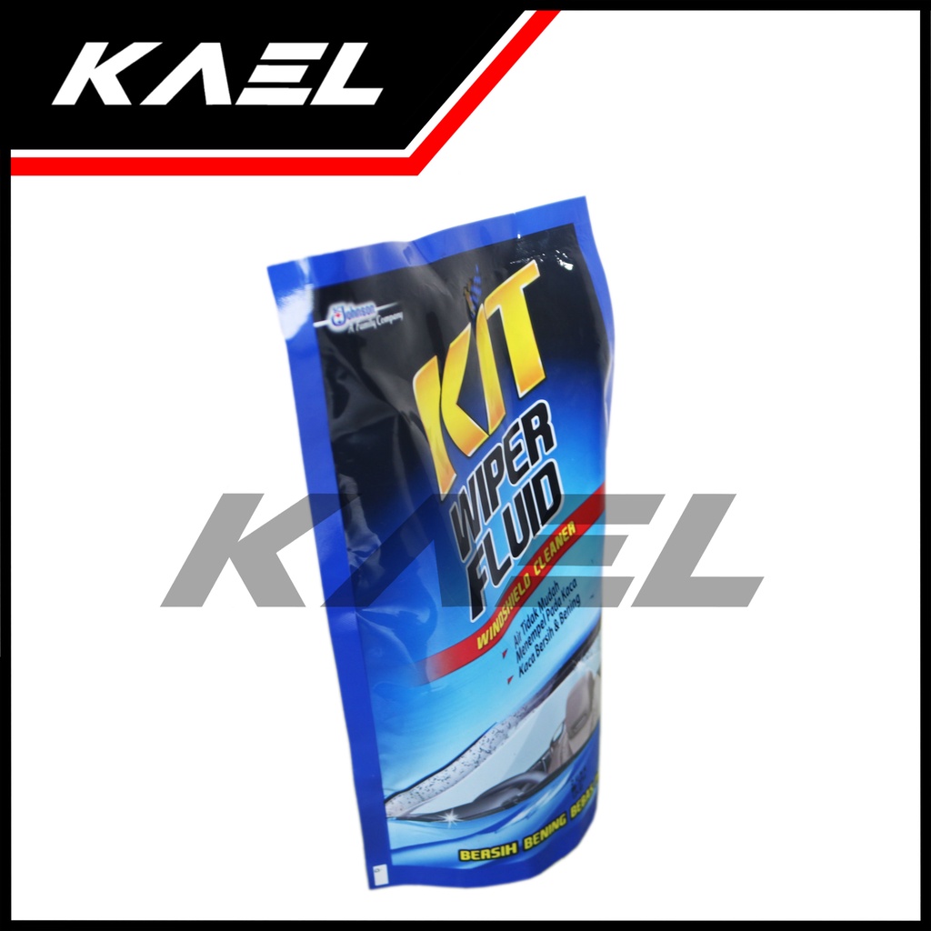 KIT Wiper Fluid Windshield Cleaner 300 400 500 ml Pouch Botol Pembersih Kaca Mobil Cairan Sabun Sampo Shampo Shampoo Sampoo