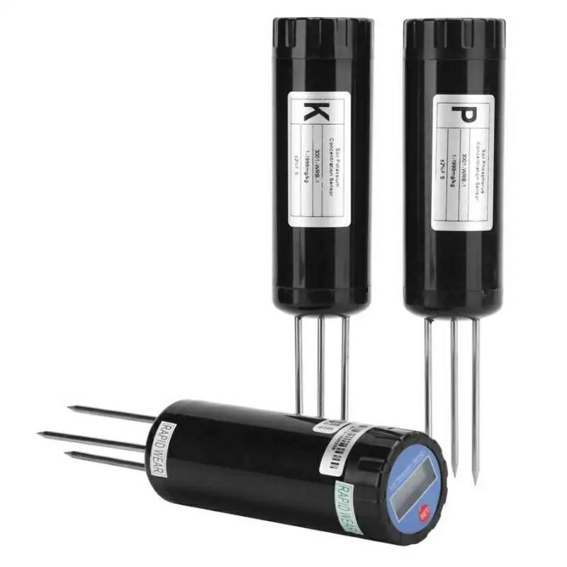 Portable PH Meter Soil Tester High Sensitivity Probe Nutrient Intelligent Fertilizer Detector Meter 