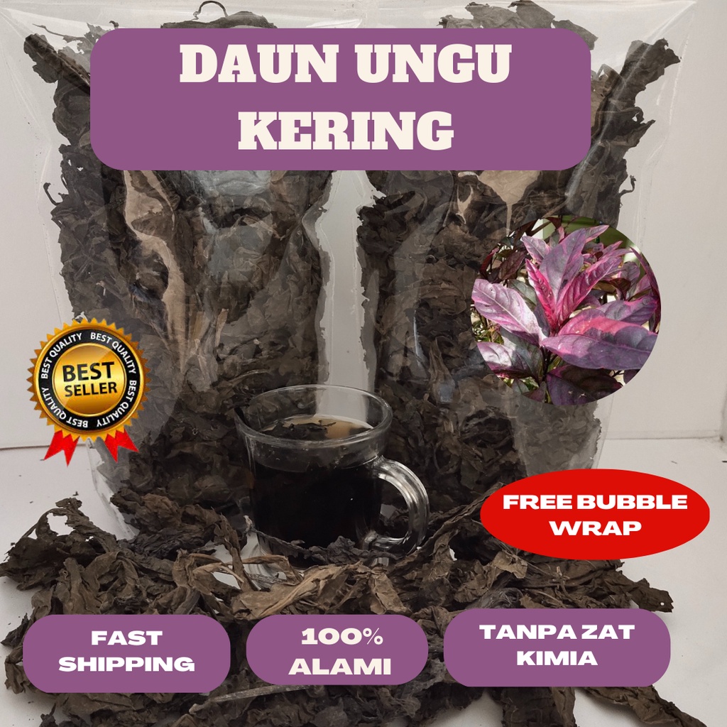 

Daun ungu kering 500gr 1kg