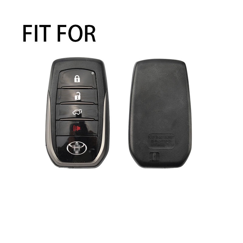 FORTUNER Soft TPU Car Remote Key Case Cover Holder Shell Untuk Toyota Camry Corolla C-HR CHR RAV4 Prius Camry Scion Prado Fortuner2022