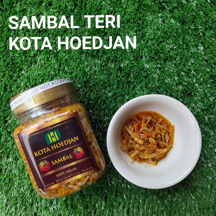 

Terlaris ✨ -Sambal Kota Hoedjan - Ikan Teri Pedas Asin2.2.23