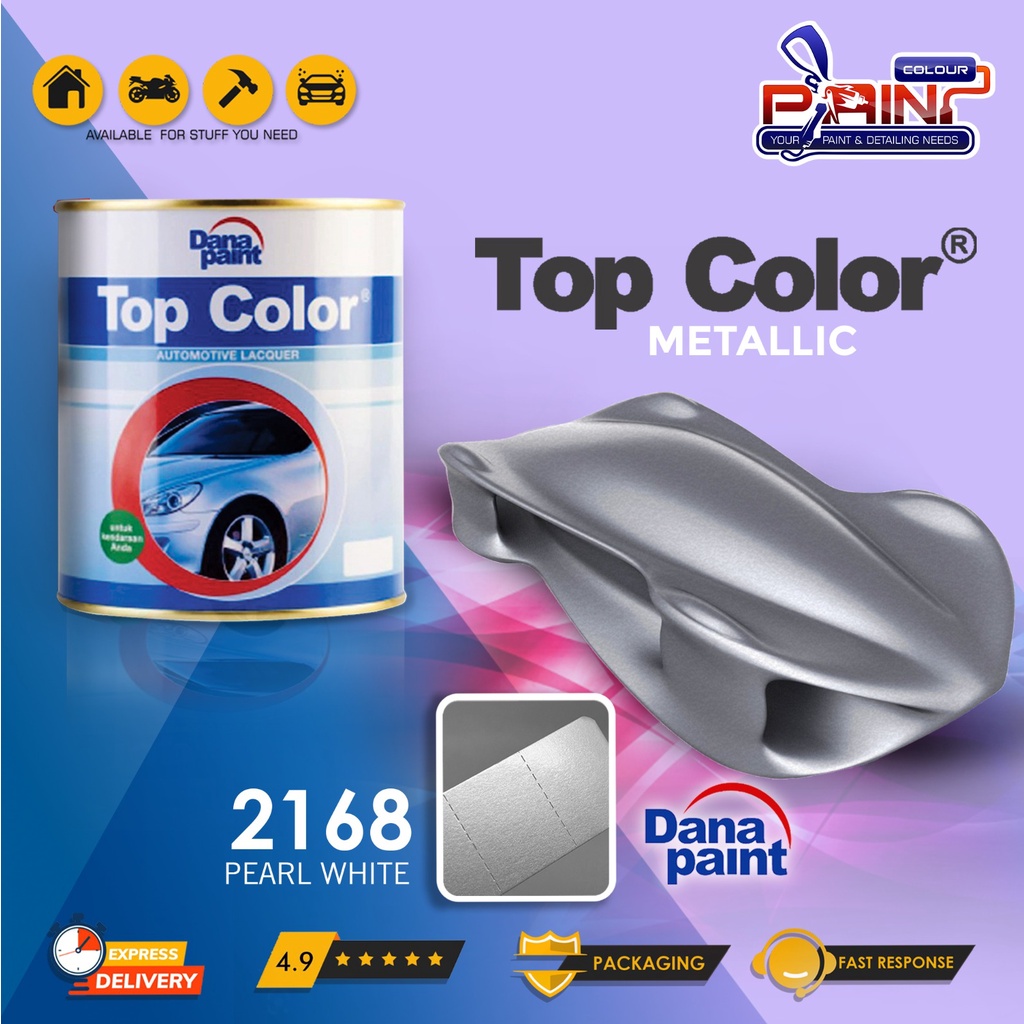 Top Color Metallic 2168 Pearl White - Cat Duco