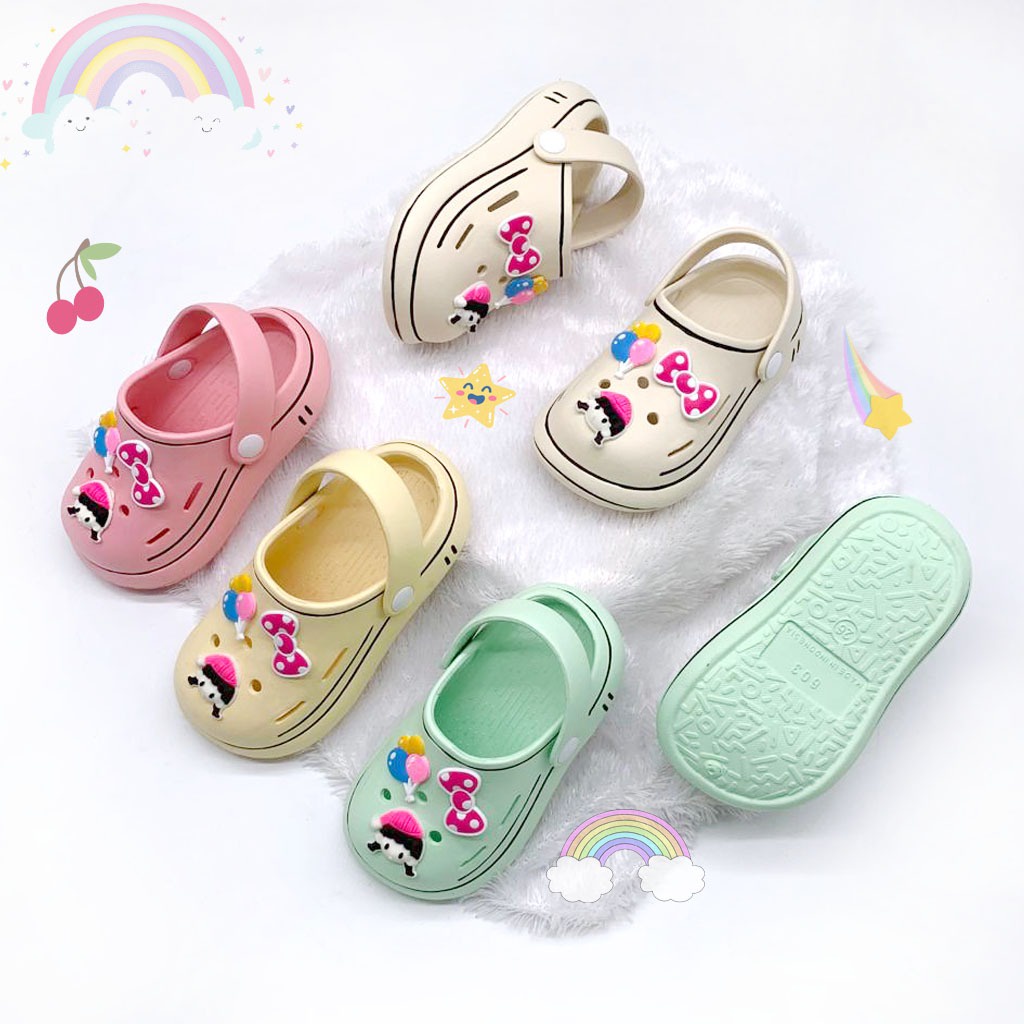 Sandal Selop Anak Perempuan Sandal Baim Berkarakter Lucu Terbaru Kekinian Uk.20-31