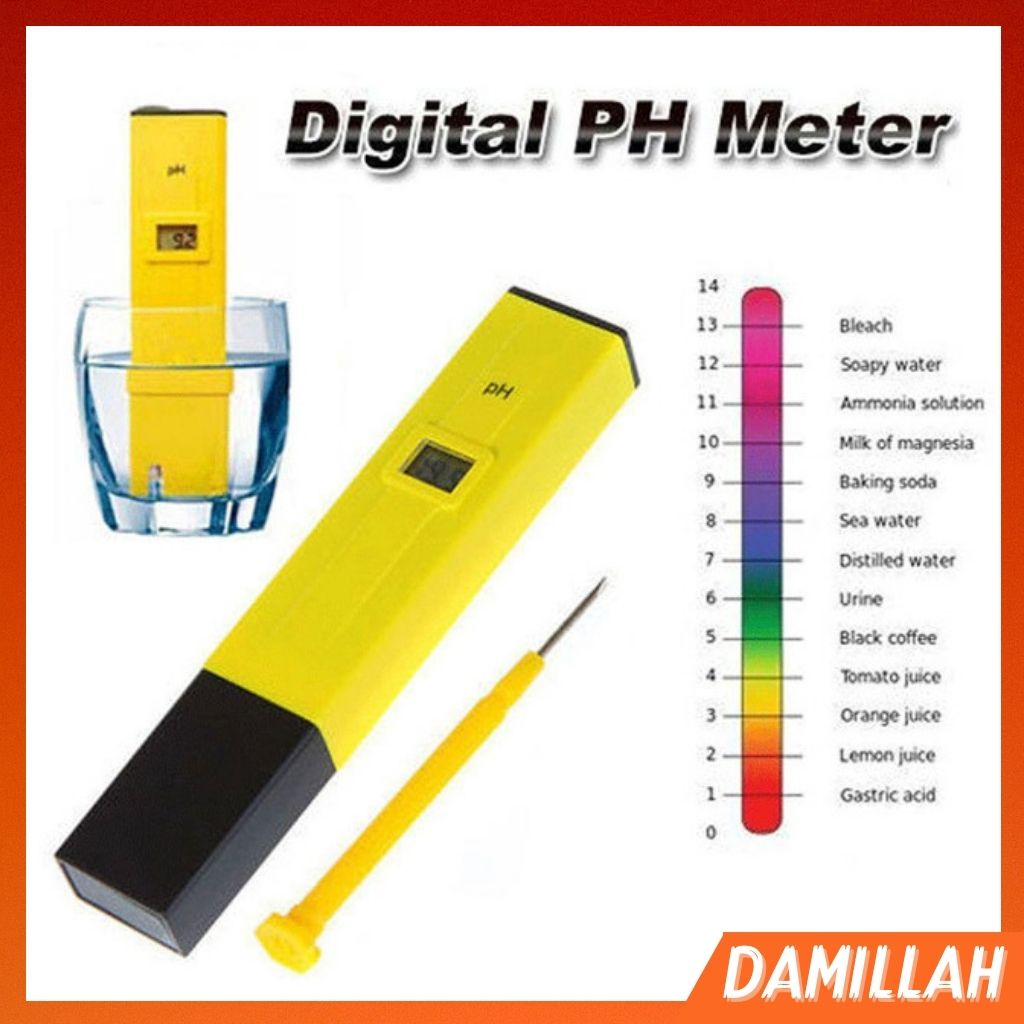 PH Meter TDS Meter Hidroponik TDS 3 Alat Pengukur PH Air tds meter pena dan ph meter Almina Damillah