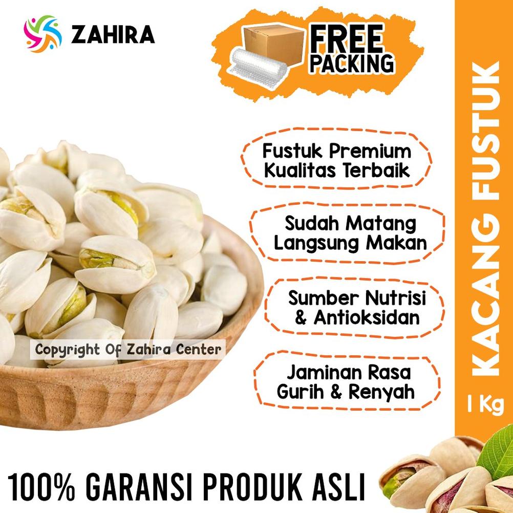 

[KODE 6995] Kacang Fustuk 1KG Pistachio Khas Arab Saudi Almond Mede Untuk Oleh oleh Haji Umroh Kualitas Premium