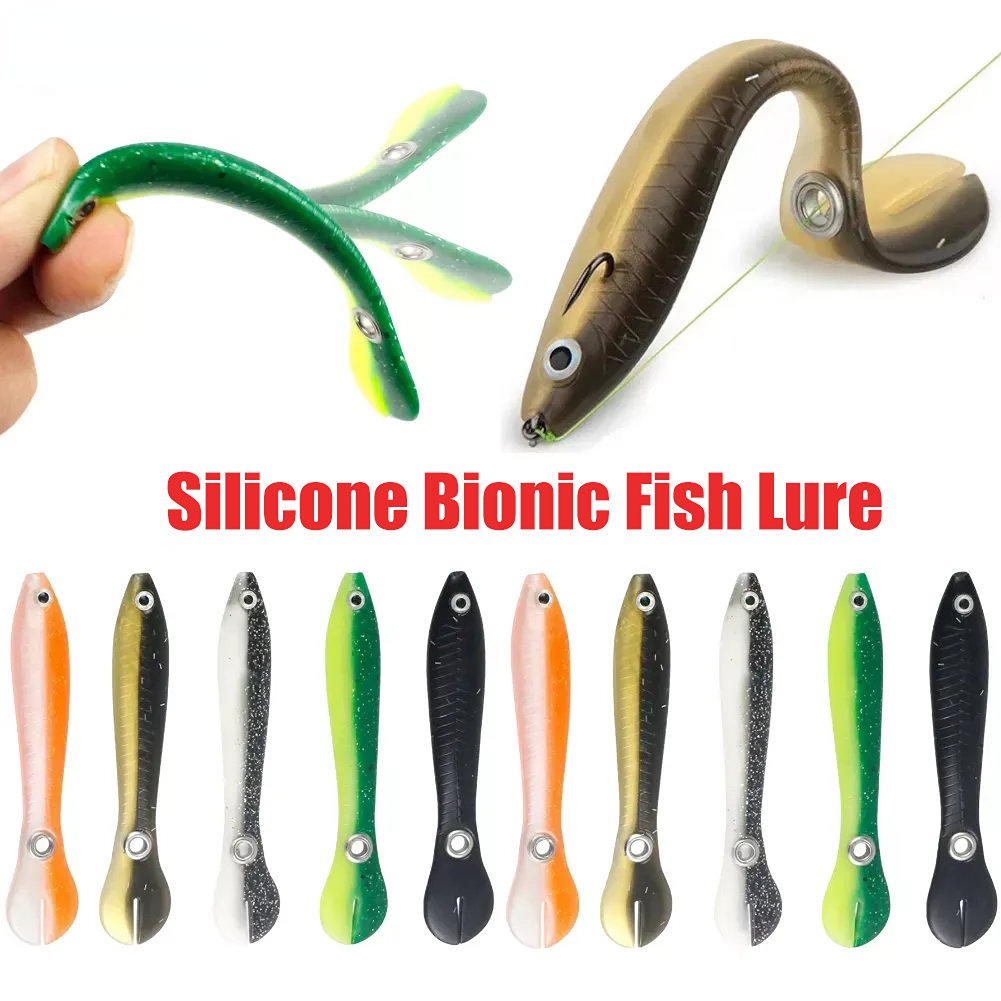 Fishing Gear Bass Lures Silikon Loach Kecil Umpan Memancing Aksesoris Lembut Bionic Fishing Lure Stuff Realistis Bergerak Memancing Atraktan Untuk Bass Pike Memancing Umpan Buatan