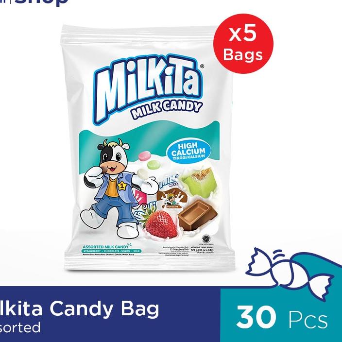 

♥ Milkita Candy Assorted Bag Premium Paket 5 Bag ❊