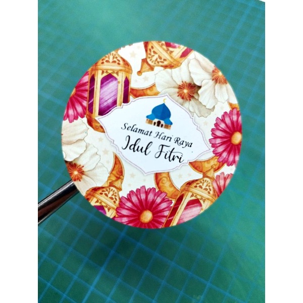 

sticker hampers idul fitri bunga 35 pcs